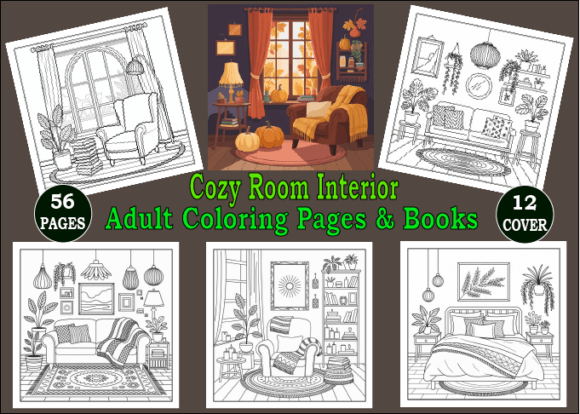 56 Cozy Room Interior Coloring Pages: What to Know Before You Download or Publish