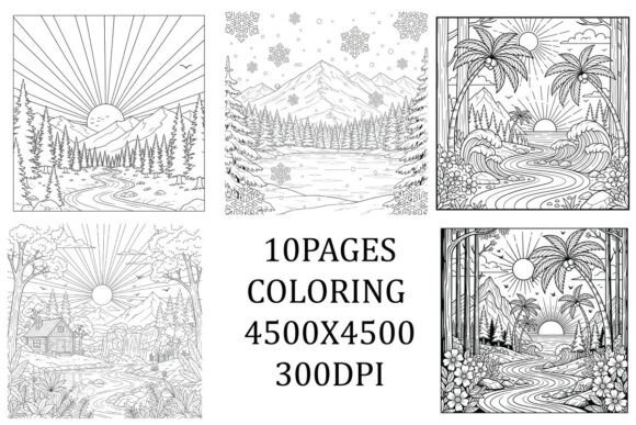 Bold Nature Scenery Line Art Pack: A Practical Look at Its Strengths and Tradeoffs
