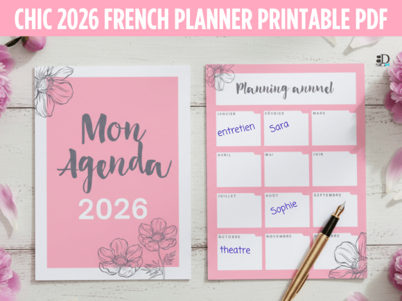 Chic 2026 French Planner Printable PDF: Design Appeal and Practical Tradeoffs