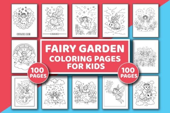 Fairy Garden Coloring Pages for Kids: A Creative Tool for Relaxation, Learning, and Mindful Fun