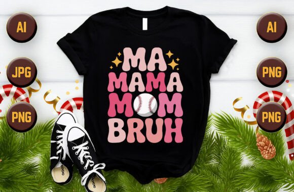 Ma Mama Mom Bruh T-Shirt Vector Design Guide
