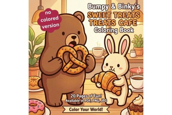 Sweet Treats Cafe Coloring Pages: A Practical Resource for Creators, Educators, and Entrepreneurs