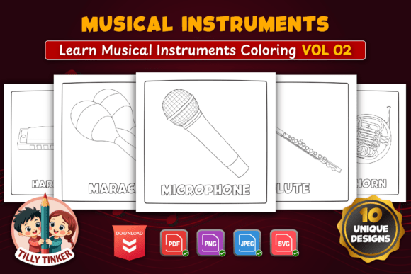 Why Musical Instruments Coloring Page Vol 02 Is Reshaping the Way We Teach Music and Spark Creativity